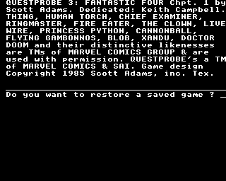 Questprobe: Featuring Human Torch and the Thing abandonware